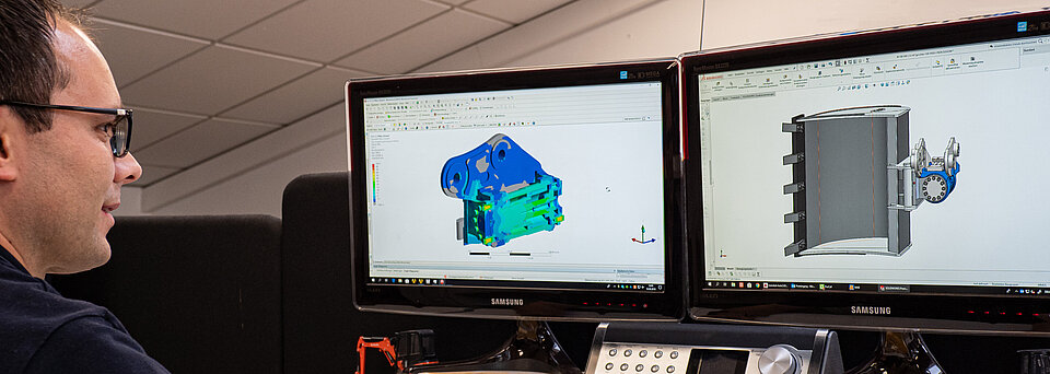 Softwaregestützte FE-Simulation in der Entwicklung und Konstruktion bei Rädlinger Maschinen- und Stahlbau